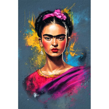Graffiti Portret Frida Kahlo